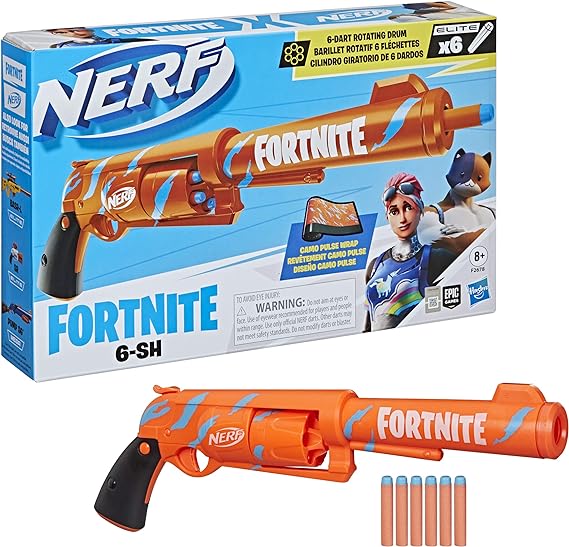 NERF- FORTNITE 6-SH: ELITE X6.