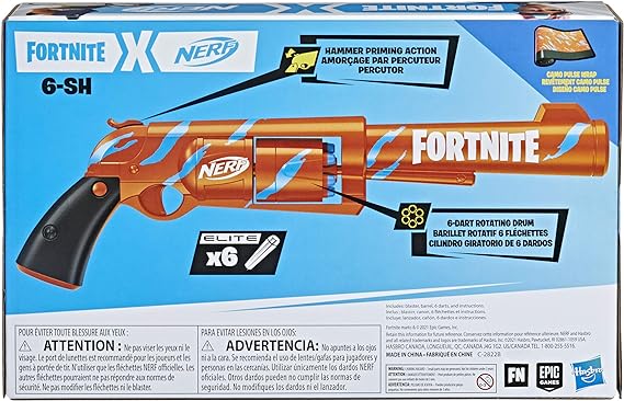 NERF- FORTNITE 6-SH: ELITE X6.