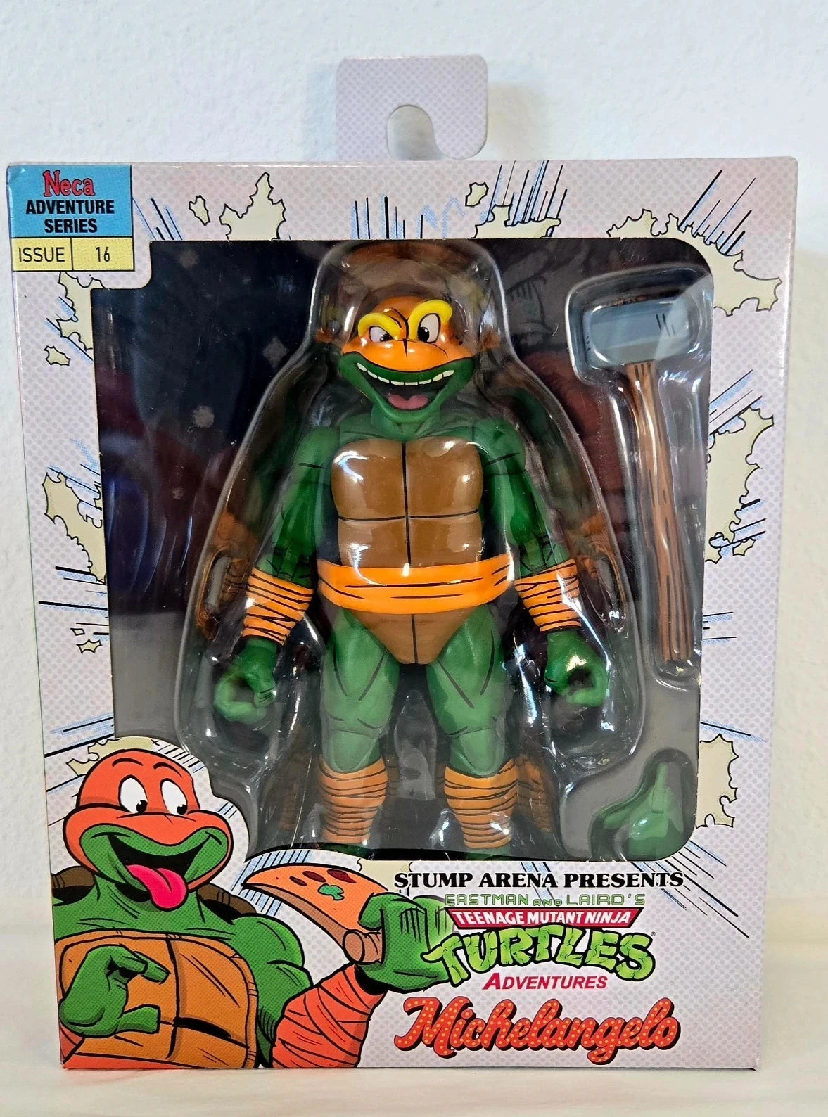 Nickelodeon Teenage Mutant Ninja Turtles Adventures - Stump Arena Michelangelo 7” Scale Figure (ISSUE 16)