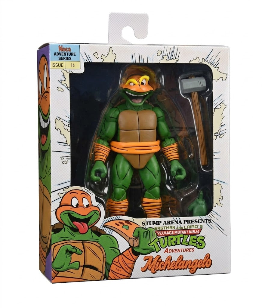 Nickelodeon Teenage Mutant Ninja Turtles Adventures - Stump Arena Michelangelo 7” Scale Figure (ISSUE 16)