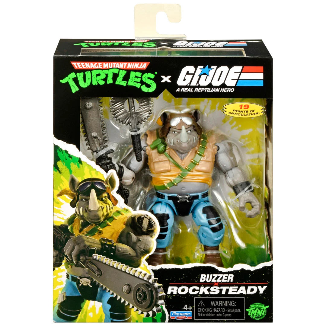 Teenage Mutant Ninja Turtles X G.I.JOE Buzzer Rocksteady