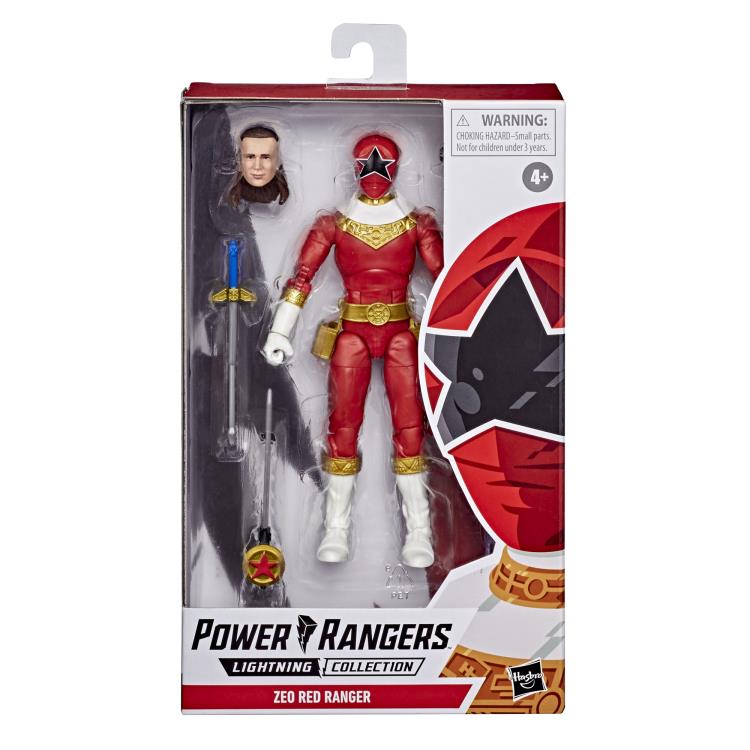 MIGHTY MORPHIN POWER RANGERS LIGHTNING COLLECTION ZEO RED RANGER