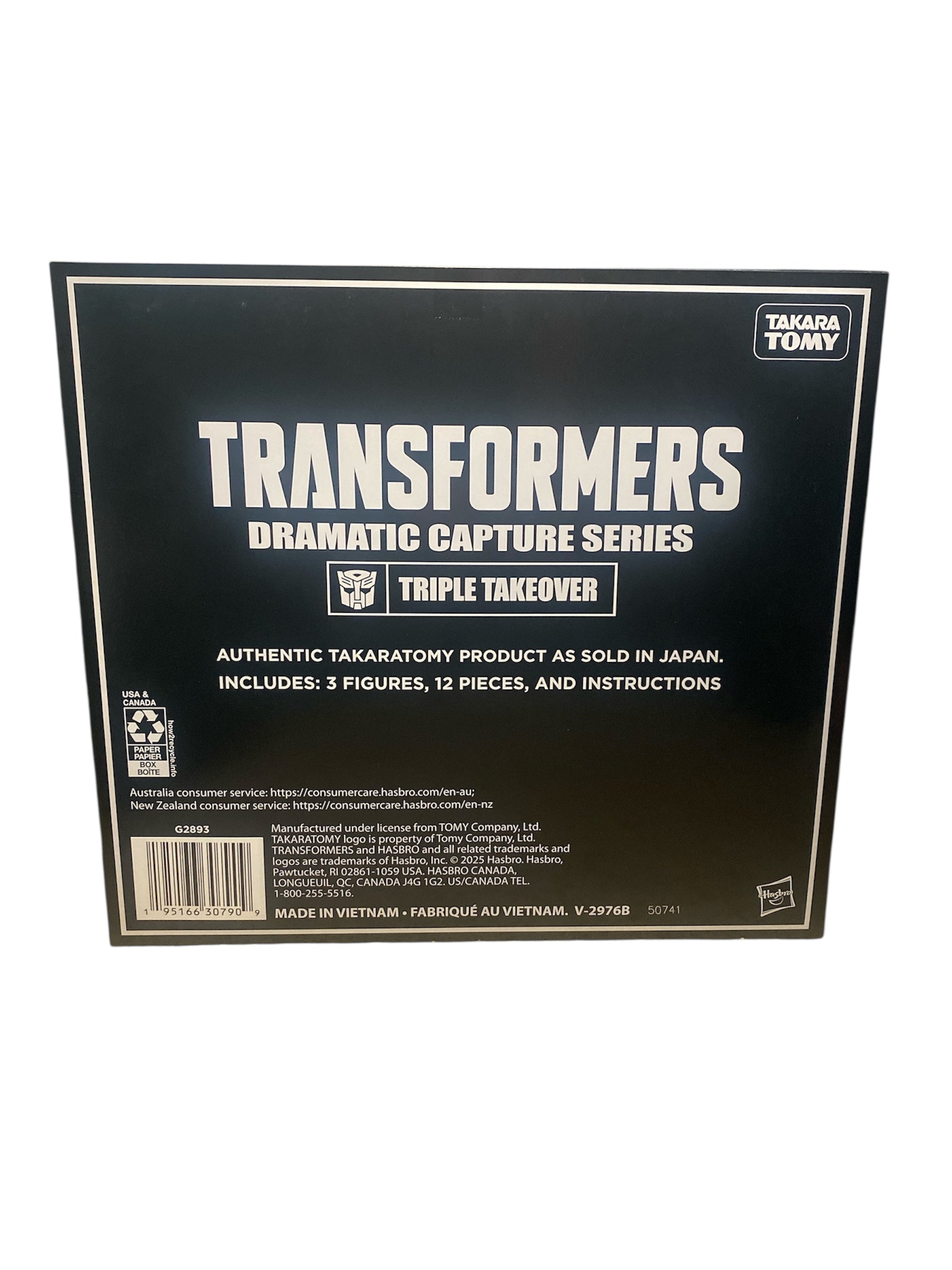 TRANSFORMERS DRAMATIC CAPTURE SERIES TRIPLE TAKEOVER
