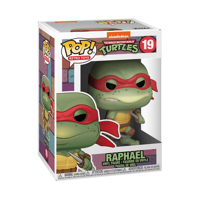 FUNKO POP! RETRO TOYS: TEENAGE MUTANT NINJA TURTLES- RAPHAEL #19
