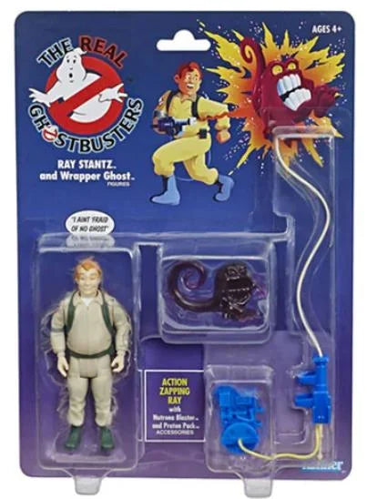 Kenner the Real Ghostbusters Ray Stanz & Wrapper Ghost