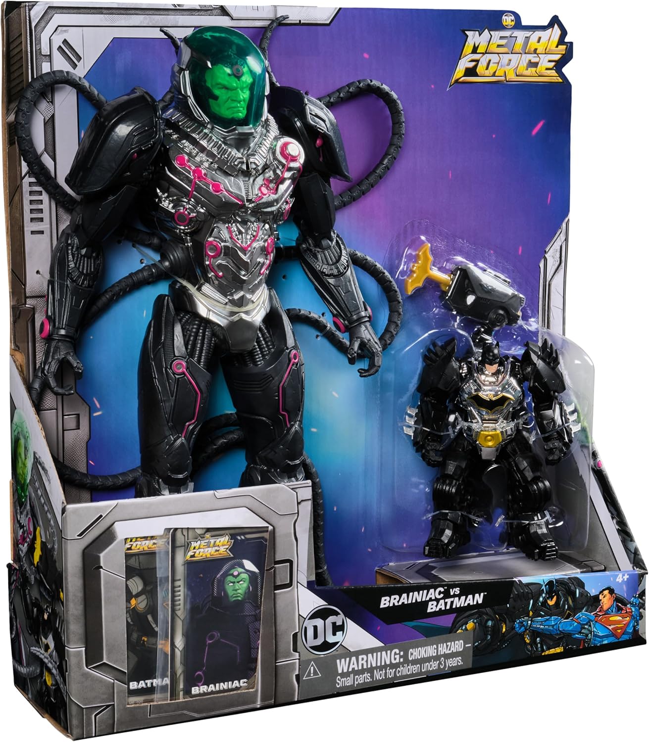 DC Metal Force Brainiac vs. Batman