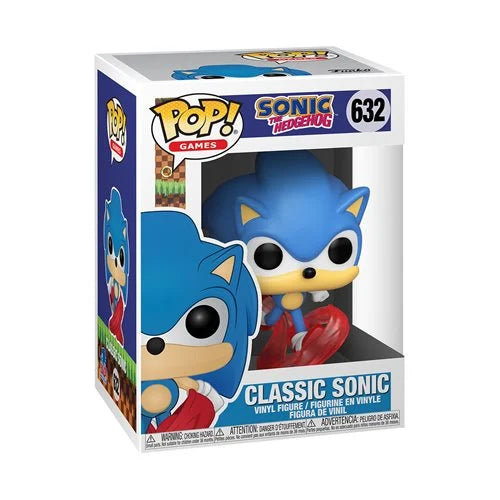 FUNKO POP! GAMES: SONIC THE HEDGEHOG- CLASSIC SONIC #632