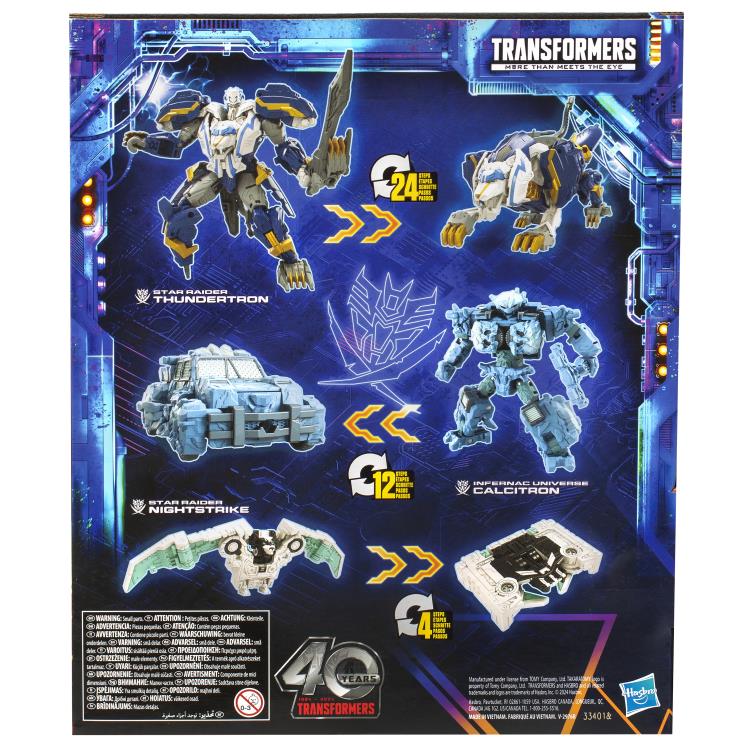 Transformers Legacy United Star Raider Thundertron, Nightstrike & Calcitron