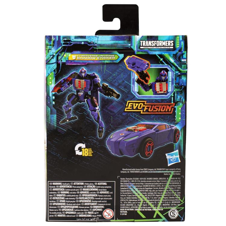 TRANSFORMERS LEGACY EVOLUTION  CYBERVERSE UNIVERSE SHADOW STRIKER