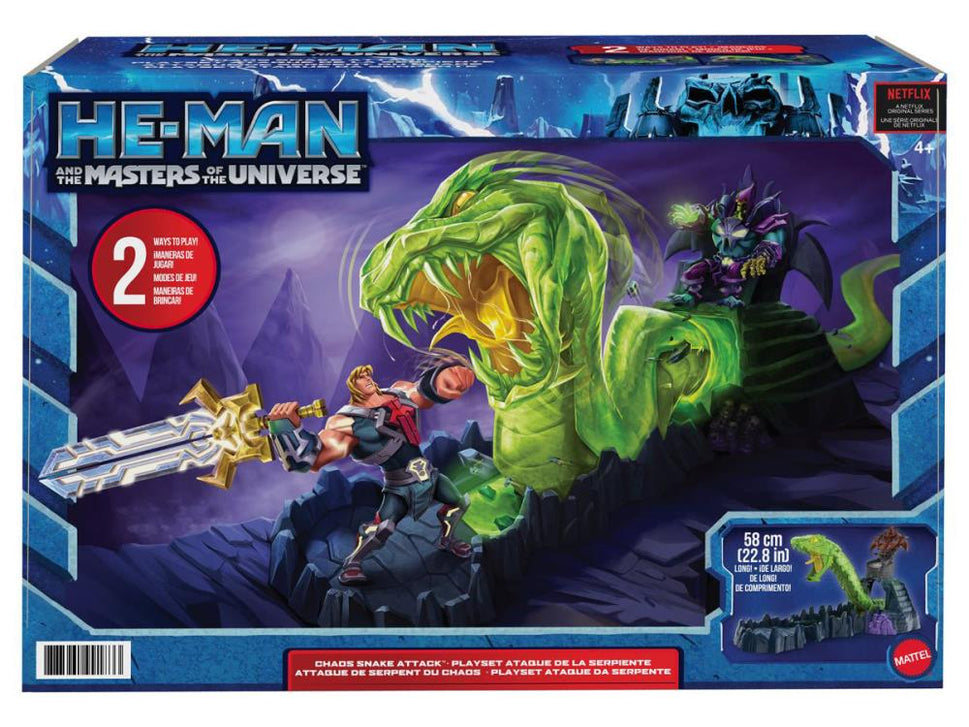 MASTERS OF THE UNIVERSE: HE-MAN- CHAOS SNAKE ATTACK
