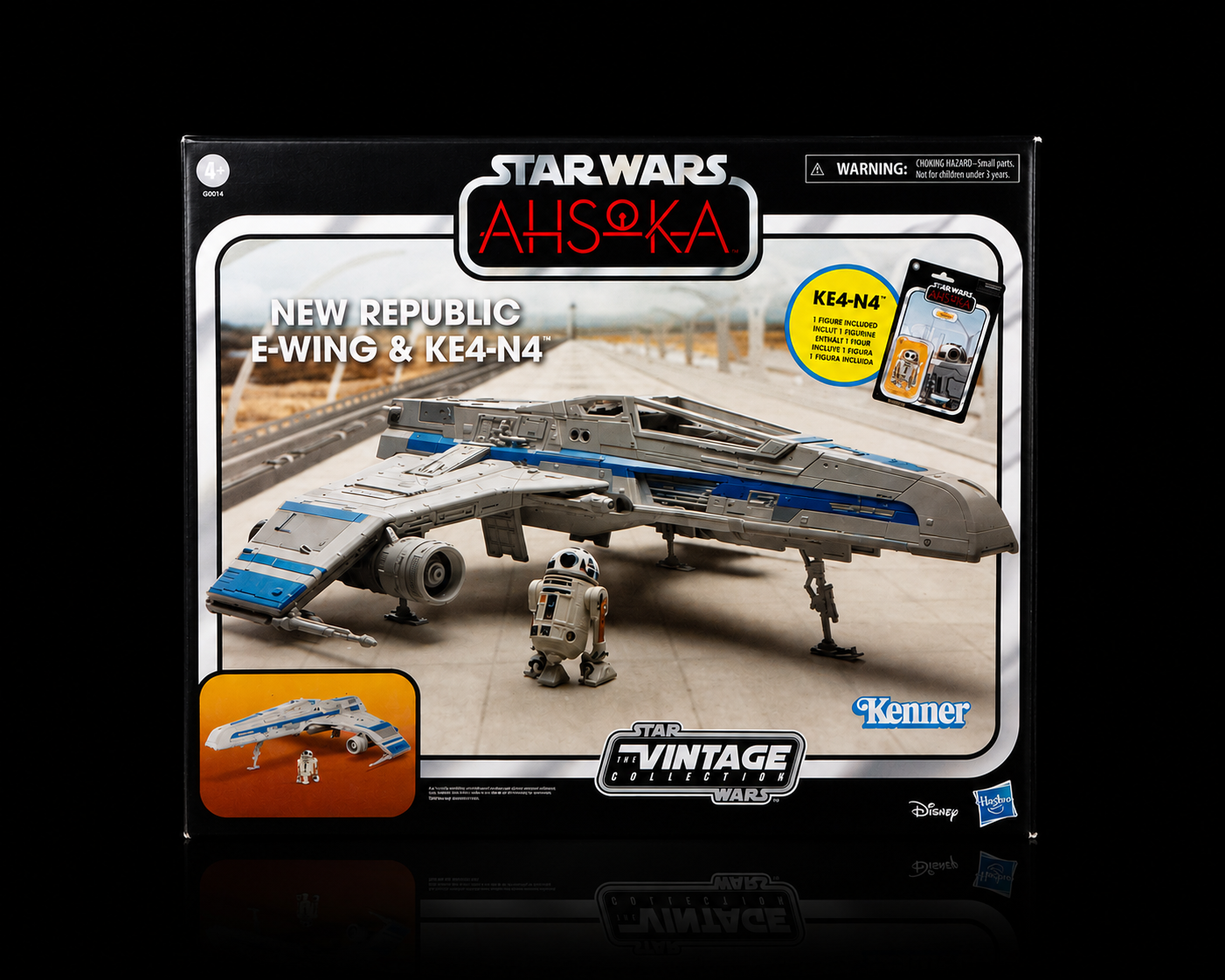 StarWars Ahsoka New Republic E-Wing & KE4-N4