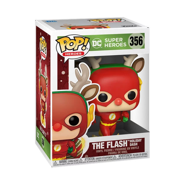 FUNKO POP! HEROES- THE FLASH HOLIDAY DASH #356