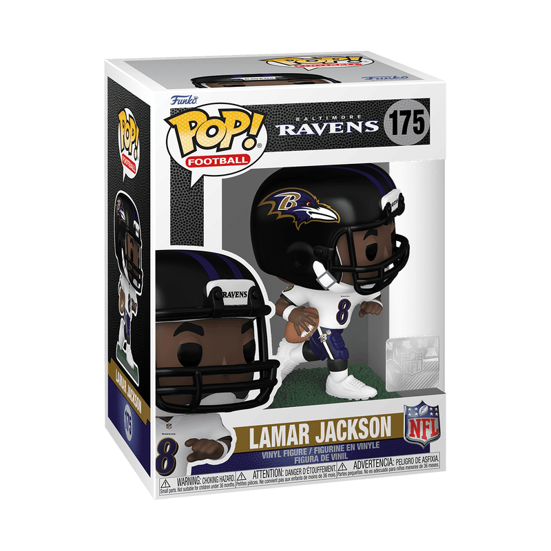 FUNKO POP! FOOTBALL  LAMAR JACKSON #175 (AWAY)