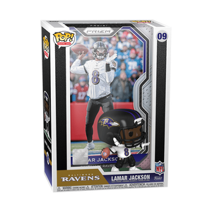 FUNKO POP! TRADING CARDS  LAMAR JACKSON (AWAY)