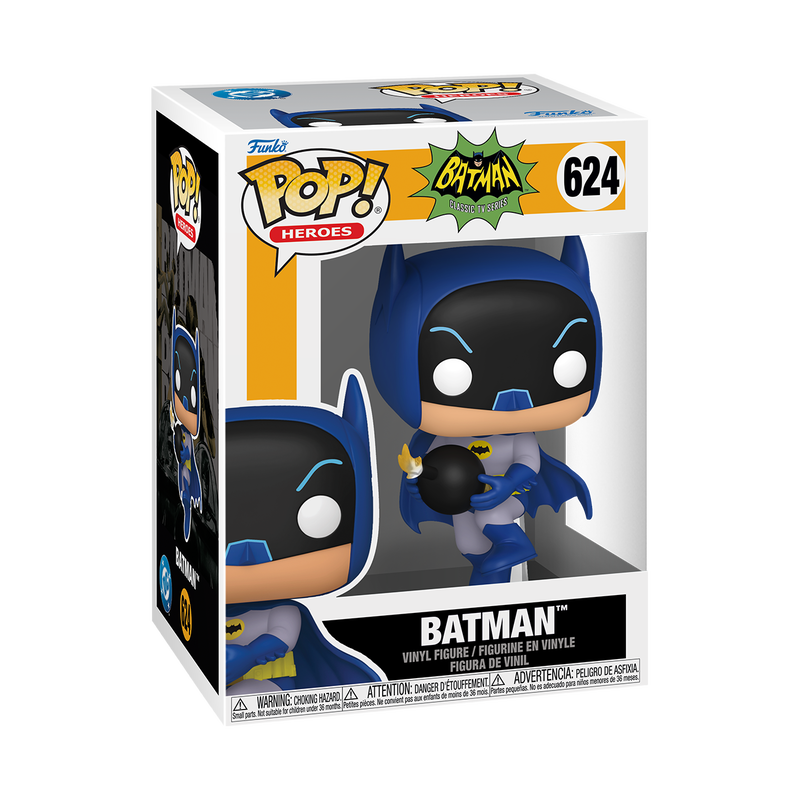 Funko Pop! Heroes Batman Classic Tv Series Batman w/Bomb #624