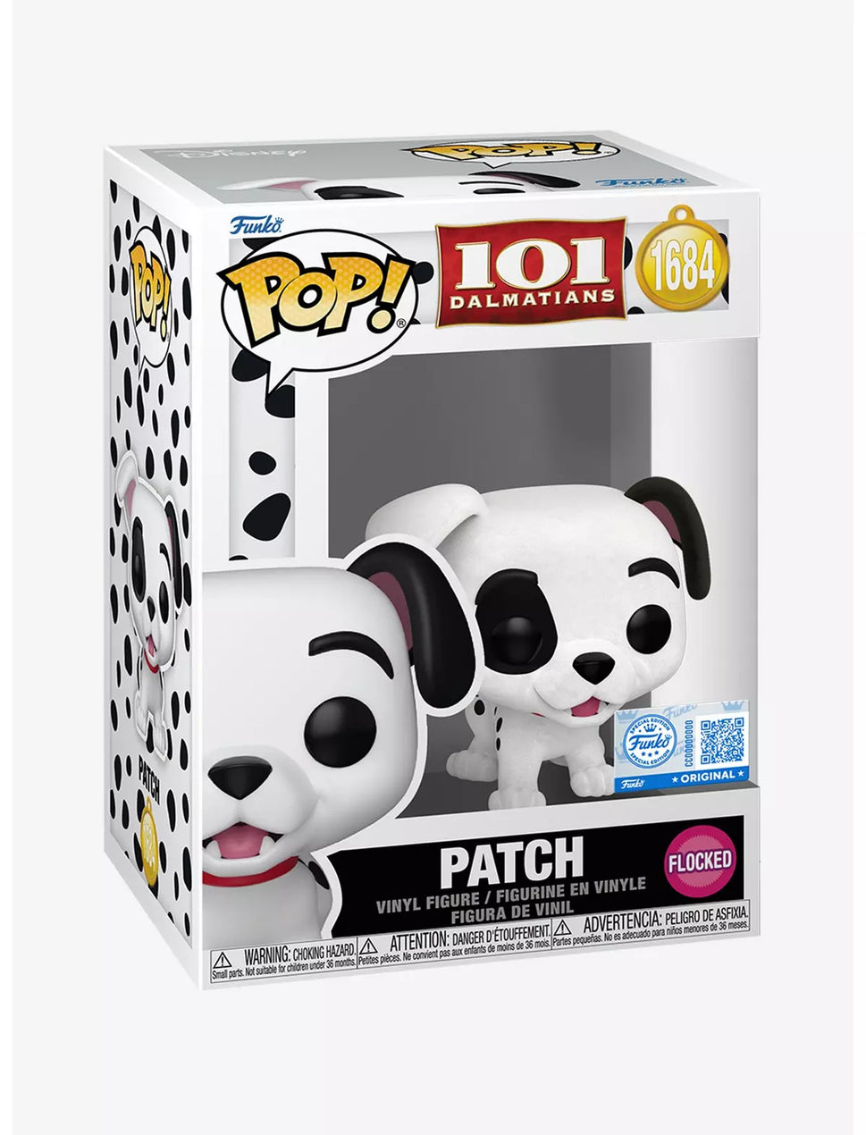 Funko Pop! 101 Dalmatians Patch #1684 (Flocked)