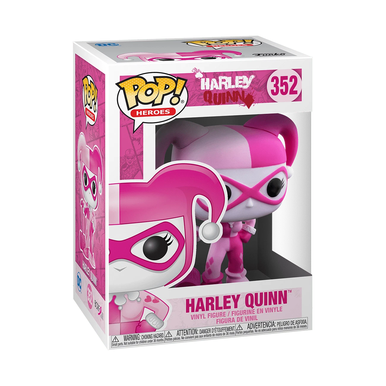 Funko Pop! Heroes Harley Quinn #352 (Breast Cancer Awareness)