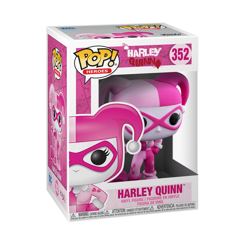 Funko Pop! Heroes Harley Quinn #352 (Breast Cancer Awareness)