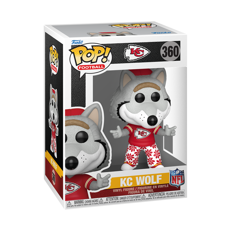Funko Pop! Football Kansas City Chiefs KC Wolf #360
