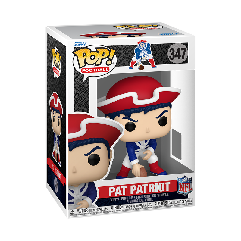 Funko Pop! Football New England Patriots Pat Patriot #347