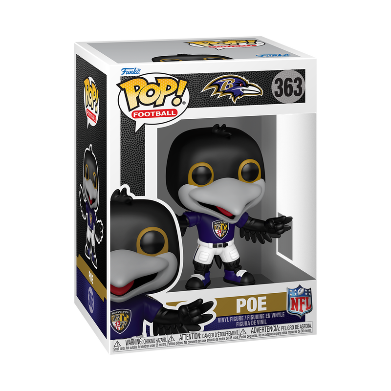 Funko Pop! Football Balitmore Raven Poe #363
