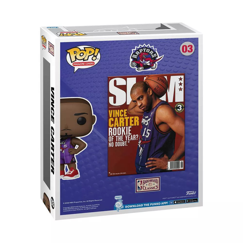 FUNKO POP! MAGAZINE COVERS SLAM TORONTO RAPTORS VINCE CARTER #03