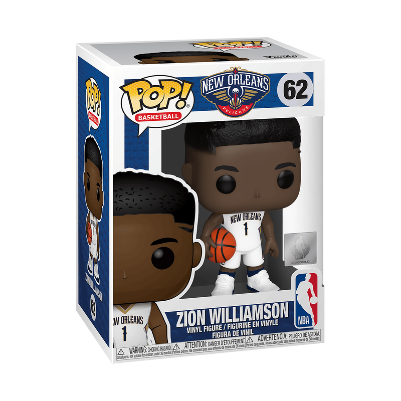 Funko Pop! Basketball: New Orleans- Zion Williamson #62