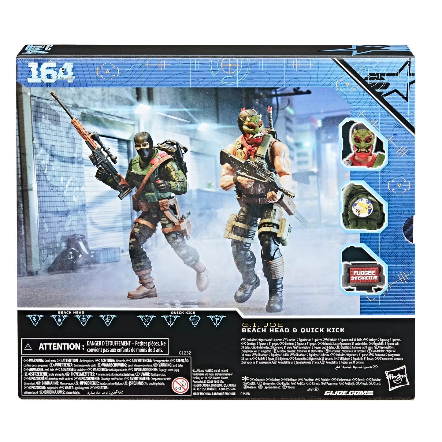 G.I. Joe Classified Series Nightforce Beach Head & Quick Kick