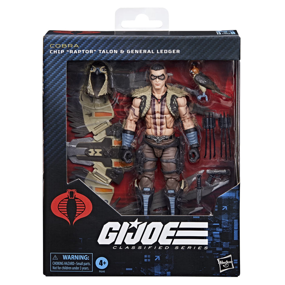 G.I.JOE Classified Series Cobra Chip "Raptor" Talon & General Ledger