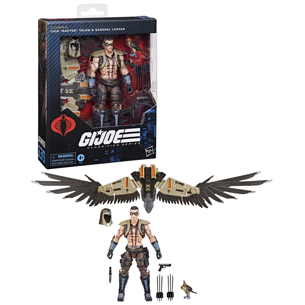 G.I.JOE Classified Series Cobra Chip "Raptor" Talon & General Ledger