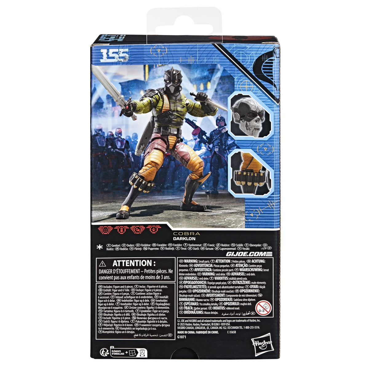 G.I.JOE Classified Series Iron Grenadiers Cobra Darklon
