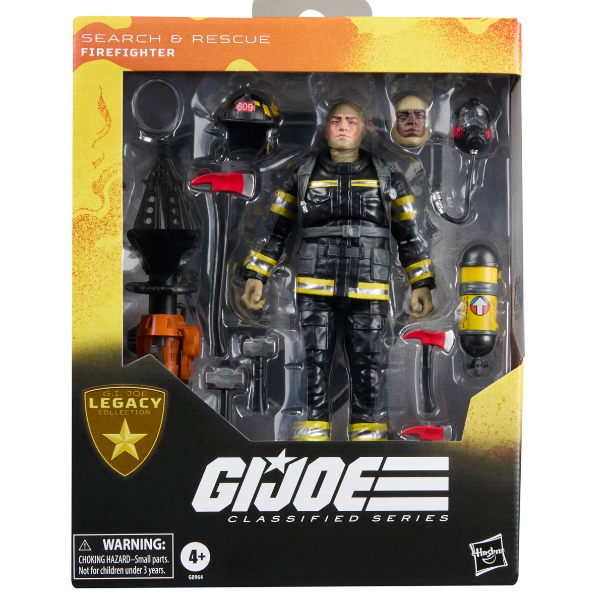 GIJOE CLASSIFIED SERIES SEARCH & RESCUE FIREFIGHTER