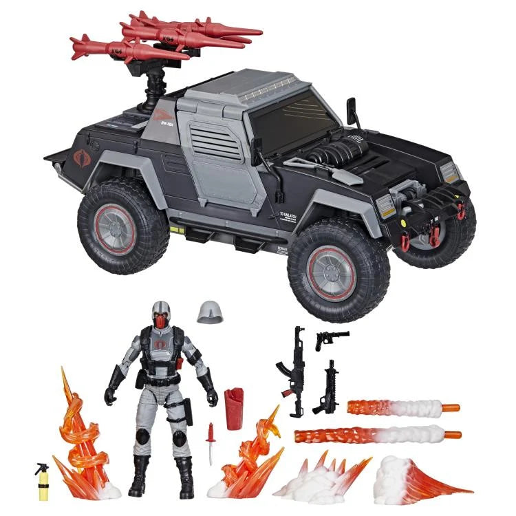 G.I. Joe Classified Series Cobra Night Attack 4-WD Stinger & Driver (6-Inch)
