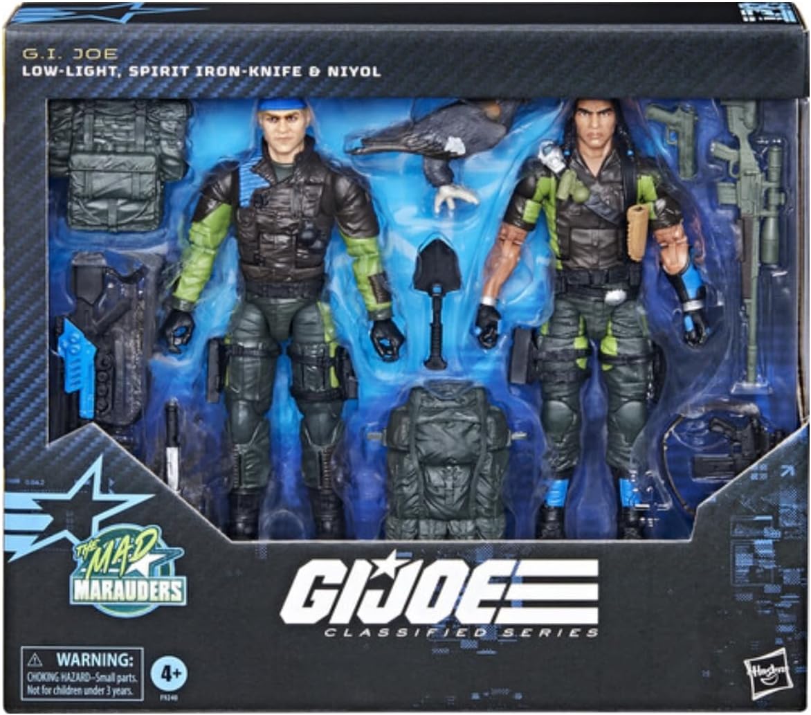 G.I.Joe Classified Series Low-Light, Spirit Iron-Knife, & Niyol