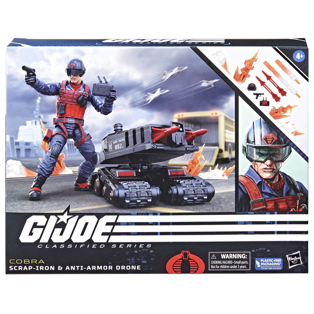G.I.JOE Classified Series Cobra Scrap-Iron & Anti-Armor Drone