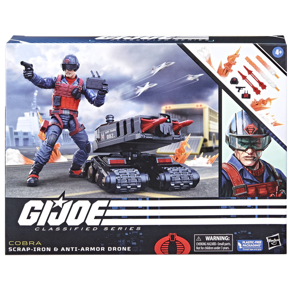 G.I.JOE Classified Series Cobra Scrap-Iron & Anti-Armor Drone