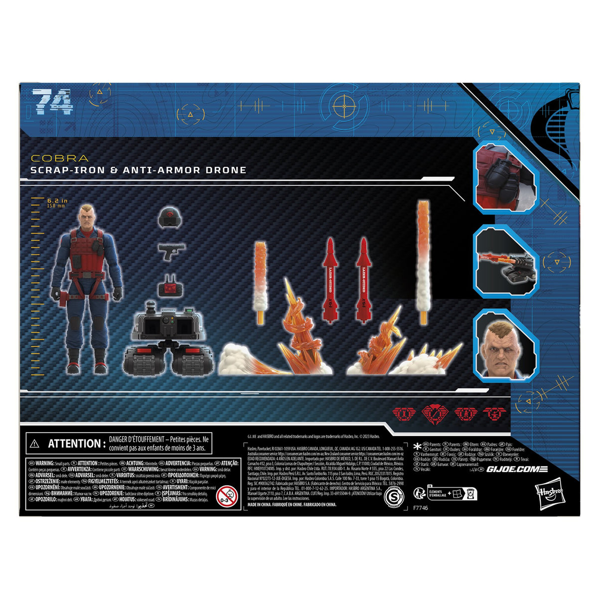 G.I.JOE Classified Series Cobra Scrap-Iron & Anti-Armor Drone