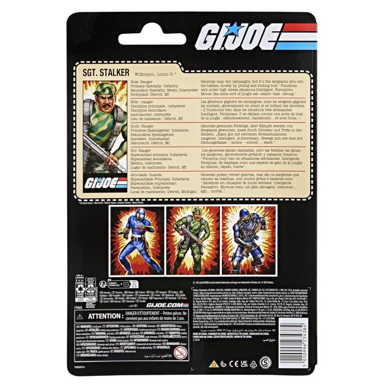 G.I. Joe Retro Series Sgt. Stalker