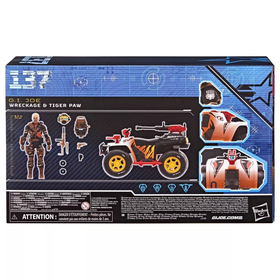 G.I.JOE Classified Series Tiger Force Wreckage & Tiger Paw