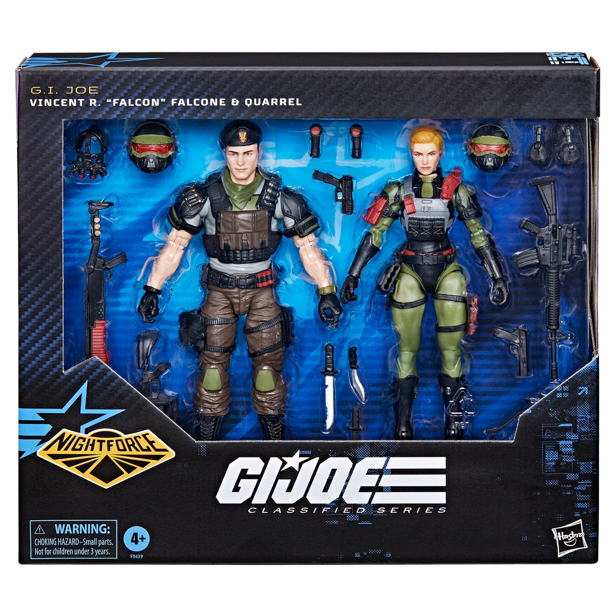 G.I.JOE Classified Series Night Force Vincent R. "Falcon" Falcone & Quarrel