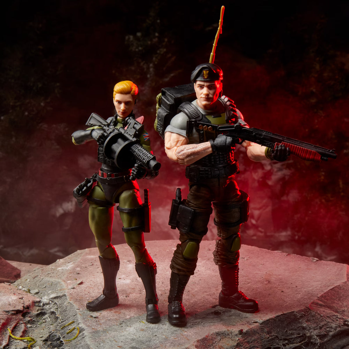 G.I.JOE Classified Series Night Force Vincent R. "Falcon" Falcone & Quarrel