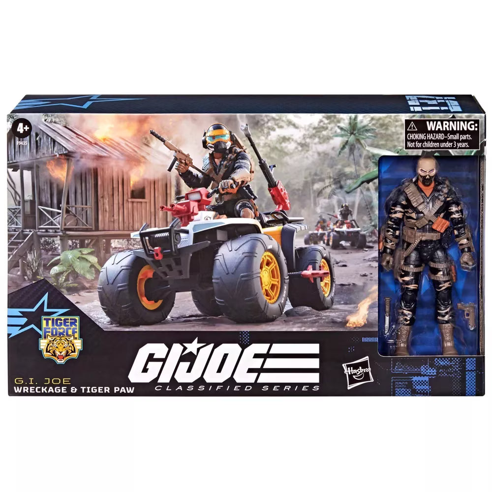 G.I.JOE Classified Series Tiger Force Wreckage & Tiger Paw