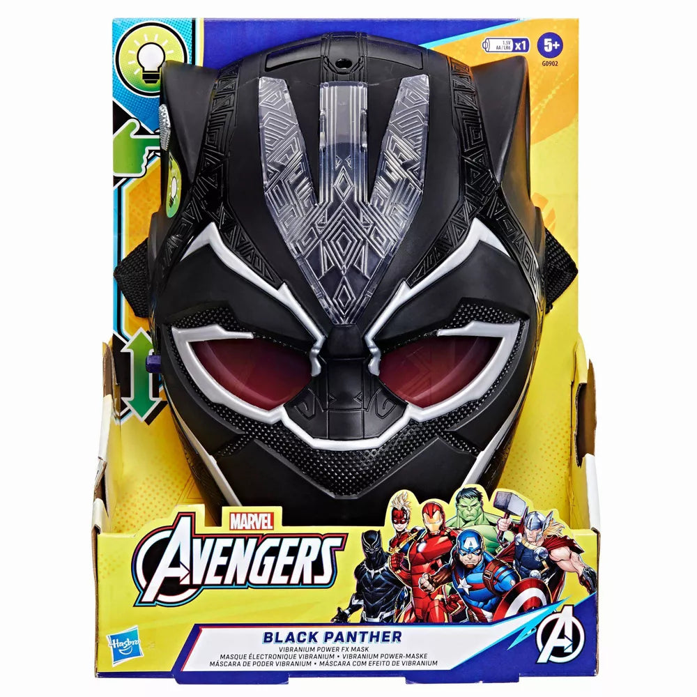 Marvel Avengers Black Panther Vibranium Power FX Mask