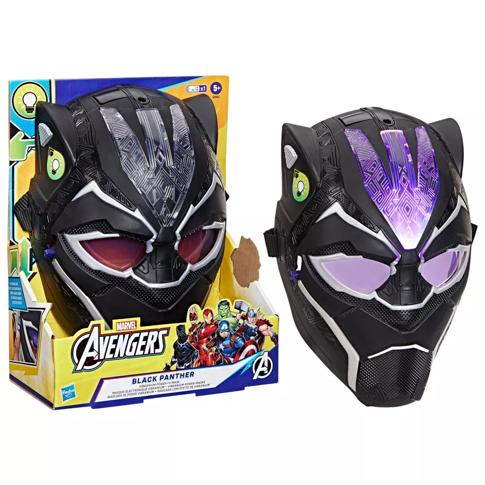 Marvel Avengers Black Panther Vibranium Power FX Mask