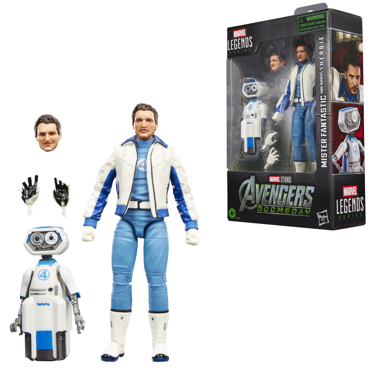 Marvel Legend Series Avengers Doomsday Mister Fantastic & Marvel's H.E.R.B.I.E