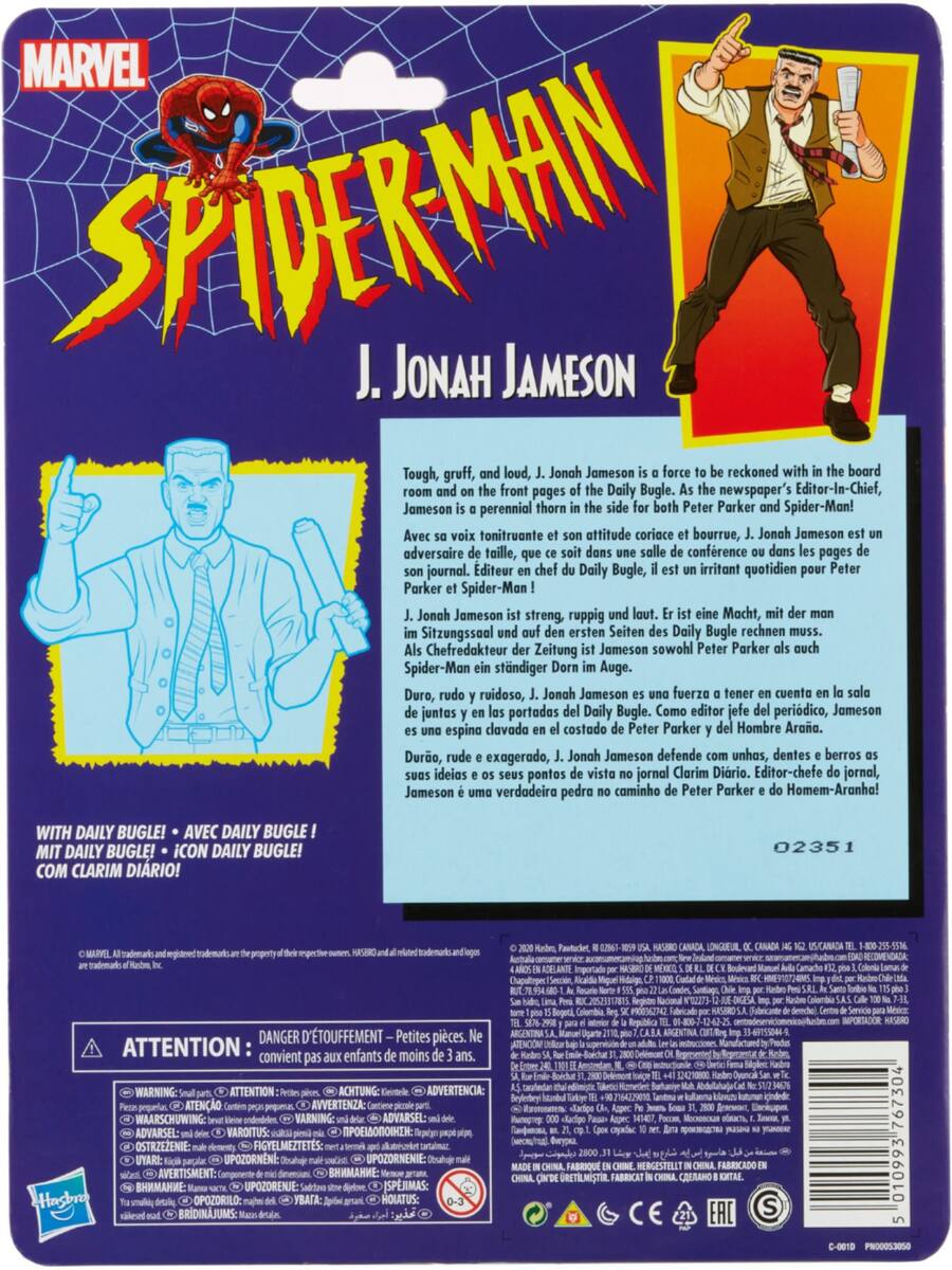 Marvel Comics Spider-Man J. Jonah Jameson