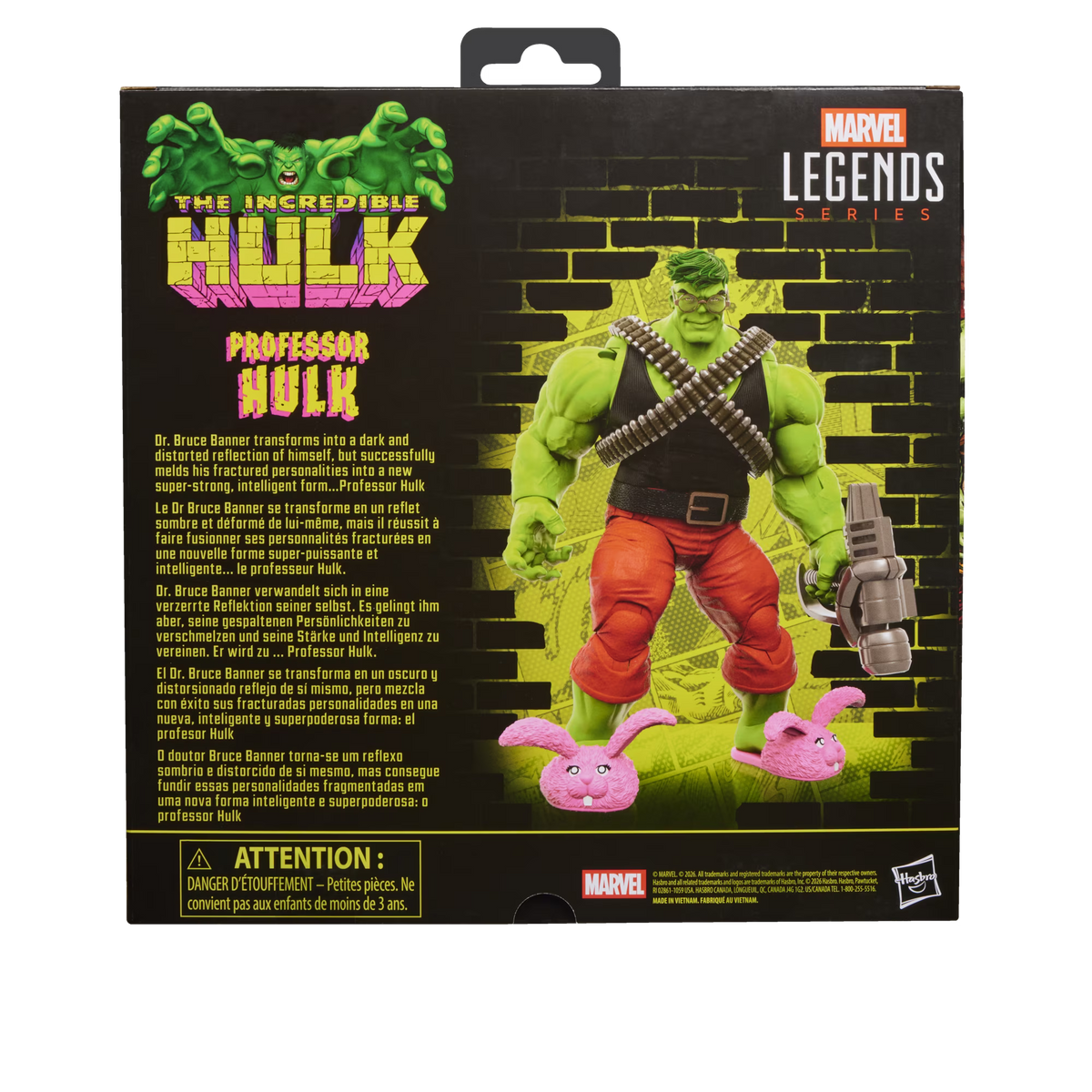 Marvel legend Series The Incredible Hulk Professor Hulk