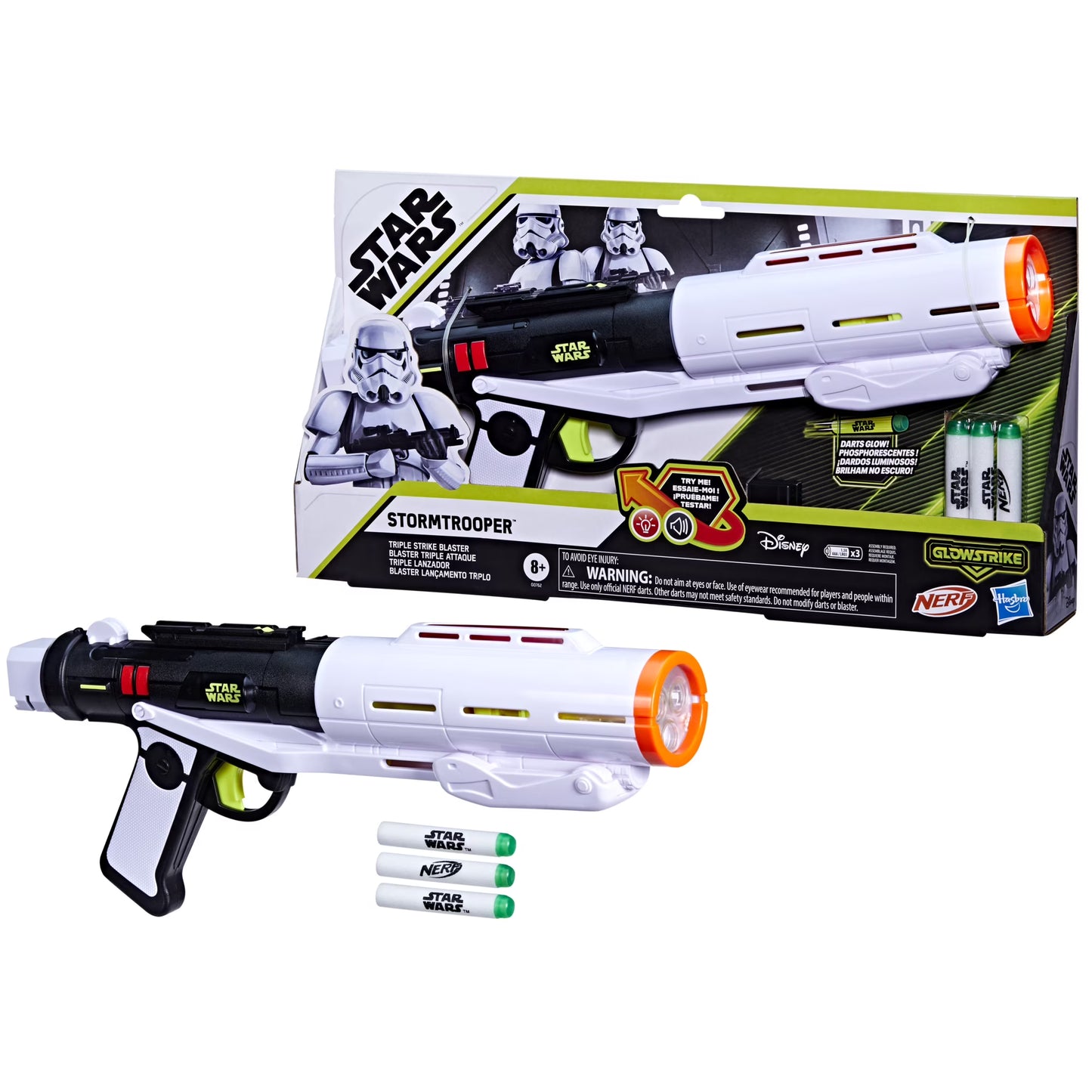 NERF Star Wars Stormtrooper Triple Strike Blaster