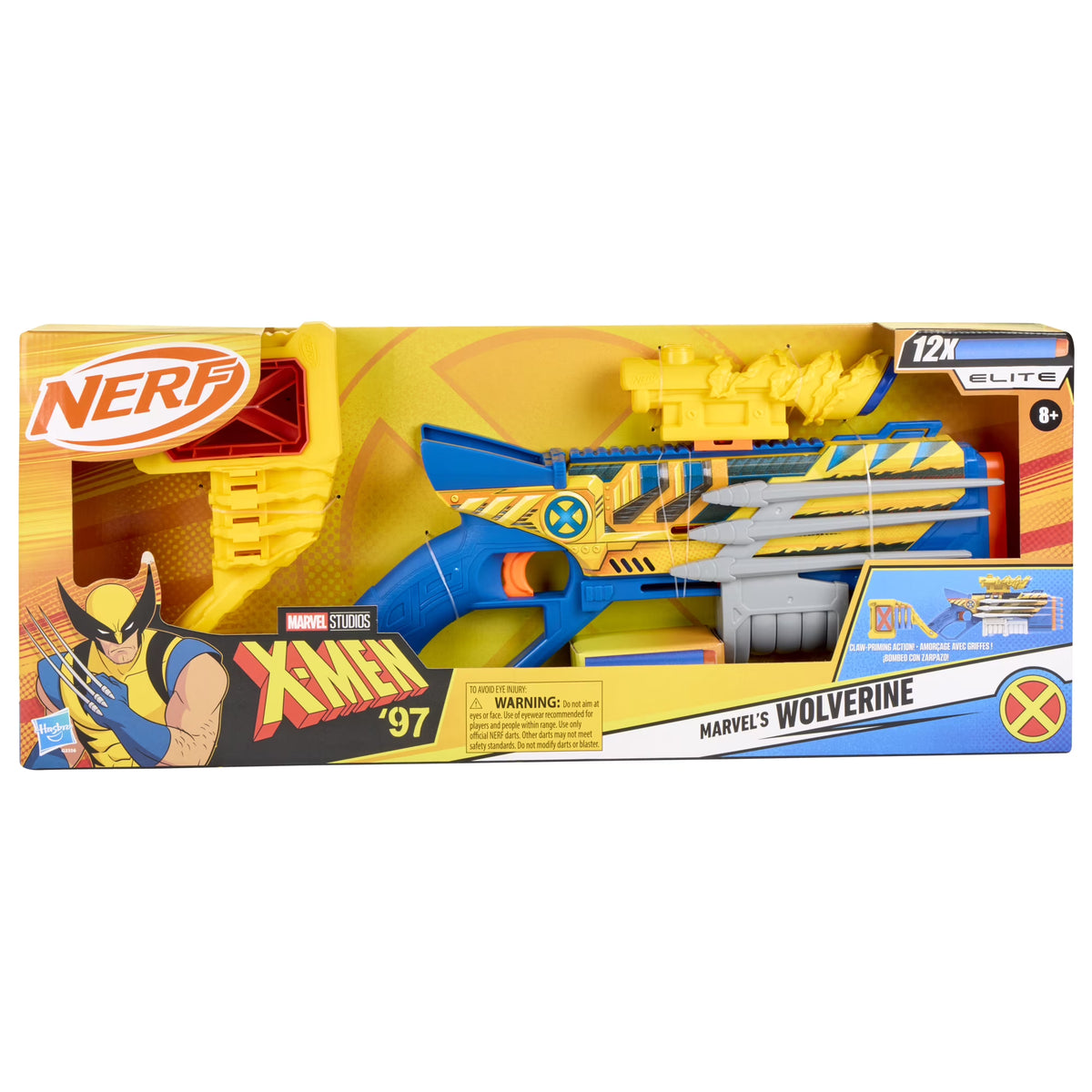 Nerf Marvel Studios X-Men 97 Marvel's Wolverine Blaster