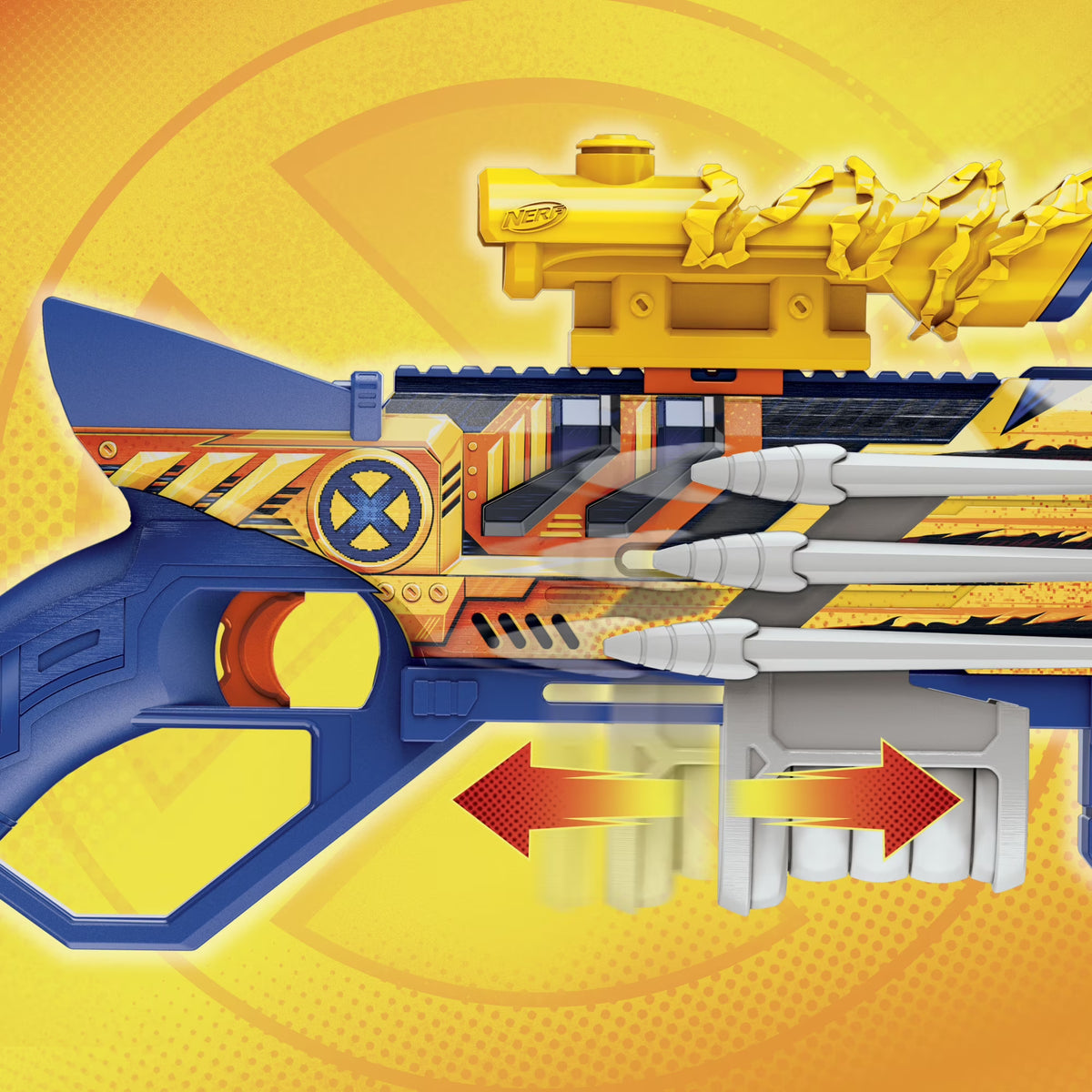 Nerf Marvel Studios X-Men 97 Marvel's Wolverine Blaster